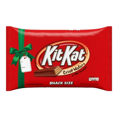 Kit Kat Crisp Wafers in Milk Chocolate, Snack Size Bag, 32 oz
