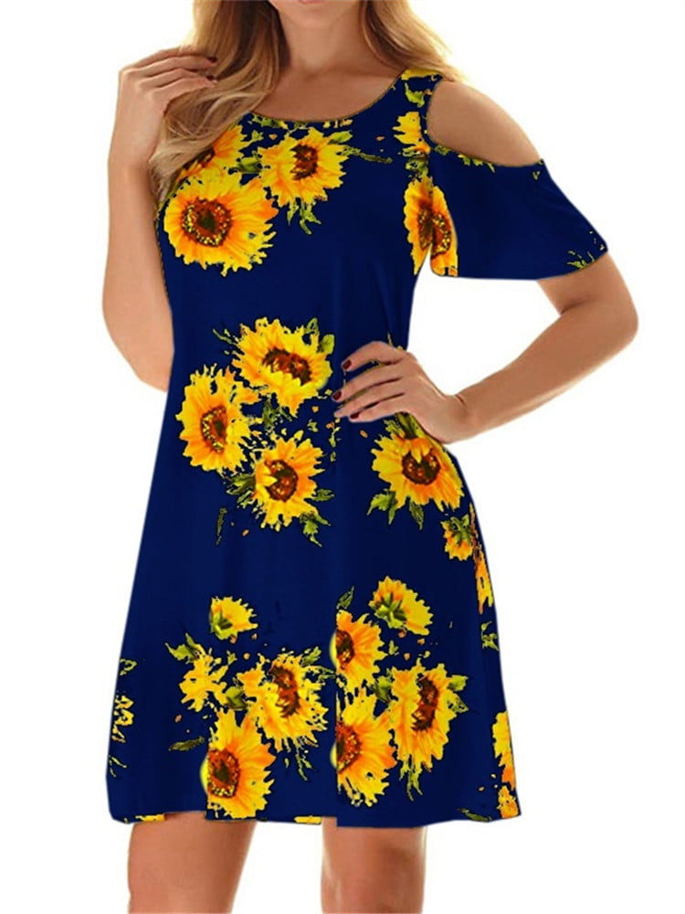 Walmart Sunflower Dress Flash Sales, 56 ...