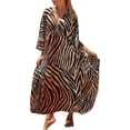 thumbnail image 1 of Robes de Plage pour Femmes Grande Taille Imprimé Animal Caftan Robe de Resort, 1 of 5