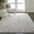 thumbnail image 2 of Eclectic Essentials Gray Bohemian Botanical Area Rug, 2 of 8