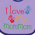 thumbnail image 4 of Inktastic I Love My Mommom Boys or Girls Baby Bib, 4 of 4