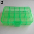 thumbnail image 5 of Frogued Plastic 10 Slots Adjustable Jewelry Storage Box Pill Beads Holder Case Organizer, 5 of 8