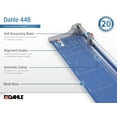 thumbnail image 6 of Dahle 448 Premium Rotary Trimmer, 51" Cut, 20 Sheet Max, Self-Sharpening, German Engineered Cutter, 6 of 9
