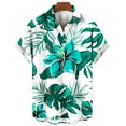 thumbnail image 3 of ZCFZJW Mens Casual Button Down Beach Hawaiian Shirts Trendy Summer Short Sleeve Tropical Palm Tree Graphic Tees Tops Big and Tall Regular FIt Soft Cotton T-Shirts Multicolor#02 XXXXXL, 3 of 3