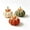 B, variant on Fiaya Women 3.94IN Knitted Pumpkin Decor, Thanksgiving Halloween Party Prop, Realistic Cloth Ornament for Table Mantel, 3Pcs Fall Vintage Style Set