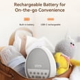 thumbnail image 6 of Dreamegg Baby Sound Machine, White Noise Machine, Sleep Soother for Baby, Rechargeable Sound Machine for Baby Kid Nursery, 6 of 10