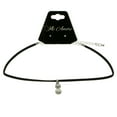 thumbnail image 2 of Mi Amore Pineapple Choker-Necklace Black/Silver-Tone, 2 of 3