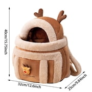 Pet Travel Backpack for Cats and Dogs - Lightweight Durable with Shoulder Strap for Outdoor Adventures and Daily Use
