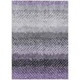 thumbnail image 2 of Addison Rugs Chantille Indoor/Outdoor Transitional Stripes Plum Machine Washable Rectangle Rug, 10' x 14', 2 of 8
