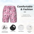 thumbnail image 5 of Lsque Mens Swim Trunks Cartoon Poodle Dog Pattern - Bathing Suit Compression Liner - Beach Swim Shorts Swimwear - (S-3XL) - Stretch Quick Dry -Medium, 5 of 9