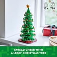 thumbnail image 2 of LEGO Christmas Tree Toy Building Set for Kids, Collectible Holiday Home Decor, Tabletop Christmas Tree Gift, Festive Craft Project for Families to Build Together, 2 Building Options in 1 Set, 40573, 2 of 5