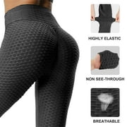 Women's Tummy Control Slimming Booty Leggings Workout Butt Lift Tights Small/Medium