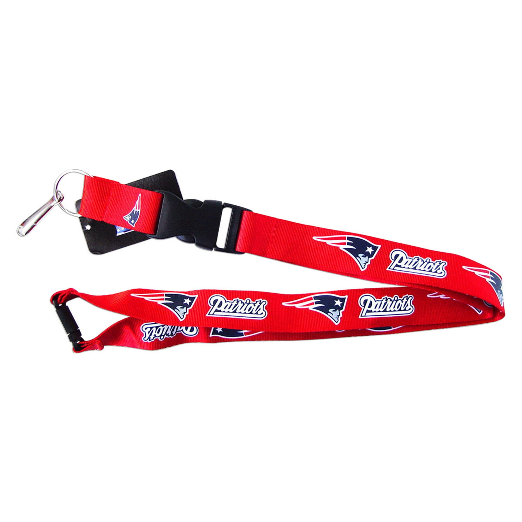 Nfl Nfl New England Patriots Sports Team Logo Lanyard Keychain Batch Id Holder Red Walmart Canada