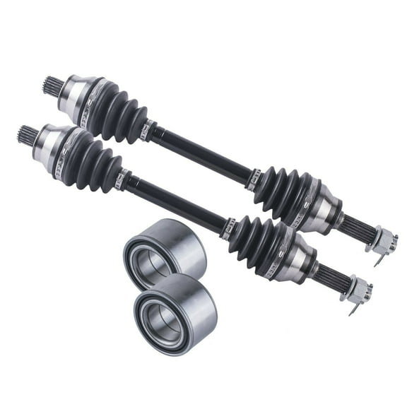 Polaris Sportsman HO front cv axles & wheel bearings set 300 400 2008 - 2010