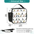 thumbnail image 2 of ALAZA Animal Birds Lunch Box Insulated Lunch Bag Cooler Tote with Shoulder Strap, 2 of 7