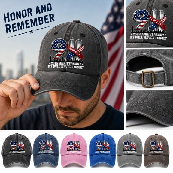 9/11 Patriot Day Memorial Dad Hat We Will Never Forget 9 11 Trucker Hat Patriot Day Hat Memorial Honor Heroes Casual Hat for Daily Wear