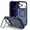 Black + Clear Blue, variant on Magnetic Case for iPhone 17 Pro with Kickstand, Compatible with Magsafe, Built-in Camera Stash Stand, Military Protection, Skin Feeling Hybrid Phone Case for iPhone 17 Pro, Black + Clear Blue