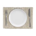 thumbnail image 2 of Fabstyles Shadows Cotton Placemats Set of 4 Machine Washable Thick Rustic Cloth Table Mats Perfect for The Kitchen, Dining, Coffee, Patio, Outdoor Tables, 2 of 3