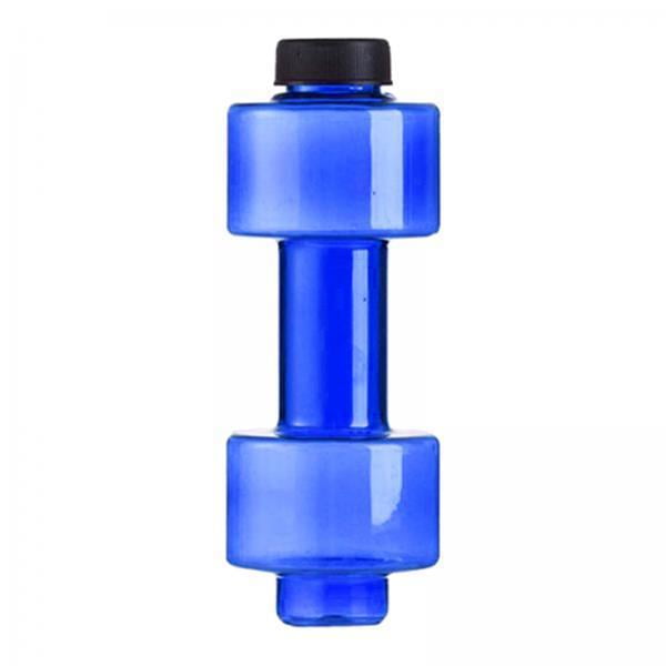 2x Portátil Pesas de Gran Capacidad Deportiva Botella de Fitness Hidrato Botella de Por Gimnasia Forma de Agua Botella de Agua Barbell Home Gim Sharpla Mancuernas ajustables