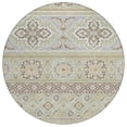 thumbnail image 2 of Addison Rugs Chantille Indoor/Outdoor Transitional Tribal Celery Machine Washable Round Rug, 8' x 8', 2 of 7