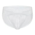 thumbnail image 1 of Briefs for Men, Mens Breathable Mesh Boxers Cotton Solid Color Shorts Briefs, 1 of 3