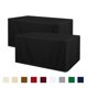 thumbnail image 1 of Mantel Obstal negro impermeable de poliéster rectangular de 6 pies, 1 of 9