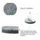 thumbnail image 5 of Uxcell Almohadillas redondas autoadhesivas de fieltro antideslizantes de 3/4" para proteger suelos de mesas, color gris, paquete de 10, 5 of 7