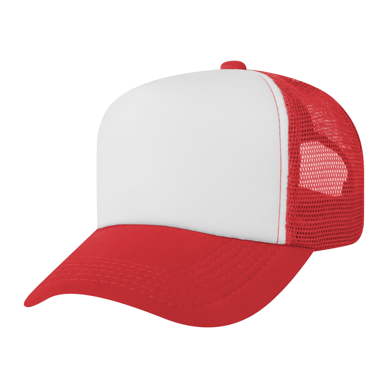 TOPTIE Kids 5 Panel Trucker Cap Mesh Snapback Hat Foam Front for