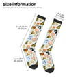 thumbnail image 5 of Haiem Insects and Flowers Socks, Funny Novelty Crazy Design Cotton Socks Sports Socks Knee High Socks For Men, Women,1Pairs - Gift For Working Friends, 5 of 9