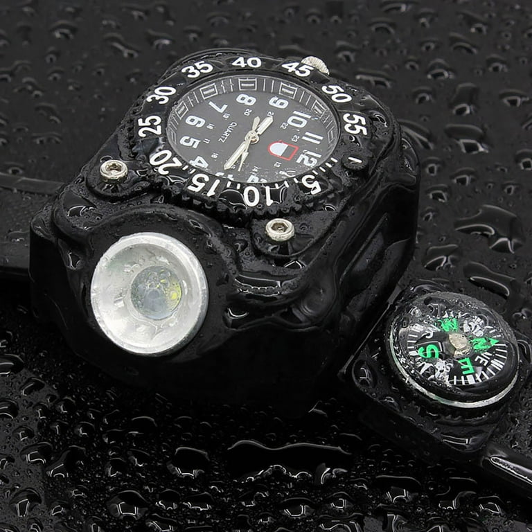 Watch with best sale led flashlight