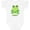 AA-White, variant on Inktastic Ribbit Cute Green Frog Boys or Girls Baby Bodysuit