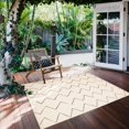 thumbnail image 2 of Raya Ivory Polypropylene Rug 6'7" x 9'6", 2 of 7