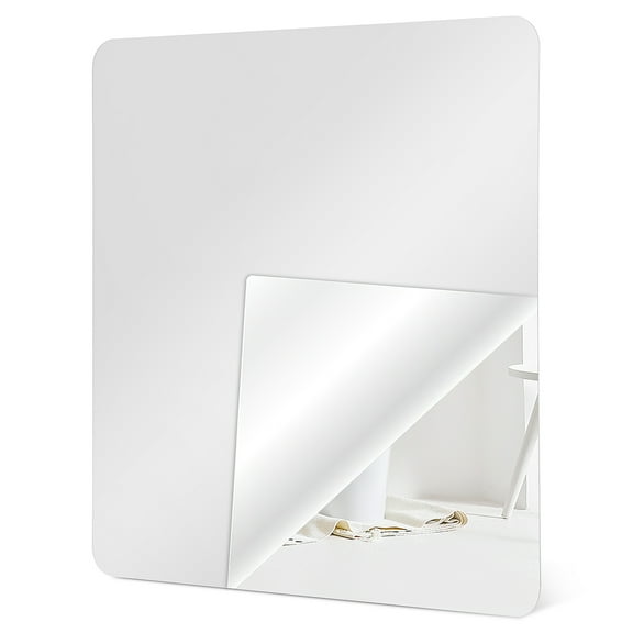 PAMINGONO Frameless Acrylic Mirror Finish High Clarity Unbreakable Wall Decor for Home and Bathroom