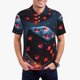 thumbnail image 1 of Balery Cosmic Red Sparkle Dice Camisa Polo de Hombre con Estampado, de Manga Corta y Tejido Medio, Camisa Tipo Golf Polo-Large, 1 of 6