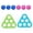 Red, variant on Inflatable Tic Tac Toe Set Triangular Floating Game Board Easy Inflate Waterproof Playset for Pool Parties Outdoor Water Activities and Group Interaction, Triangular Tic Tac Toe, Floating Game