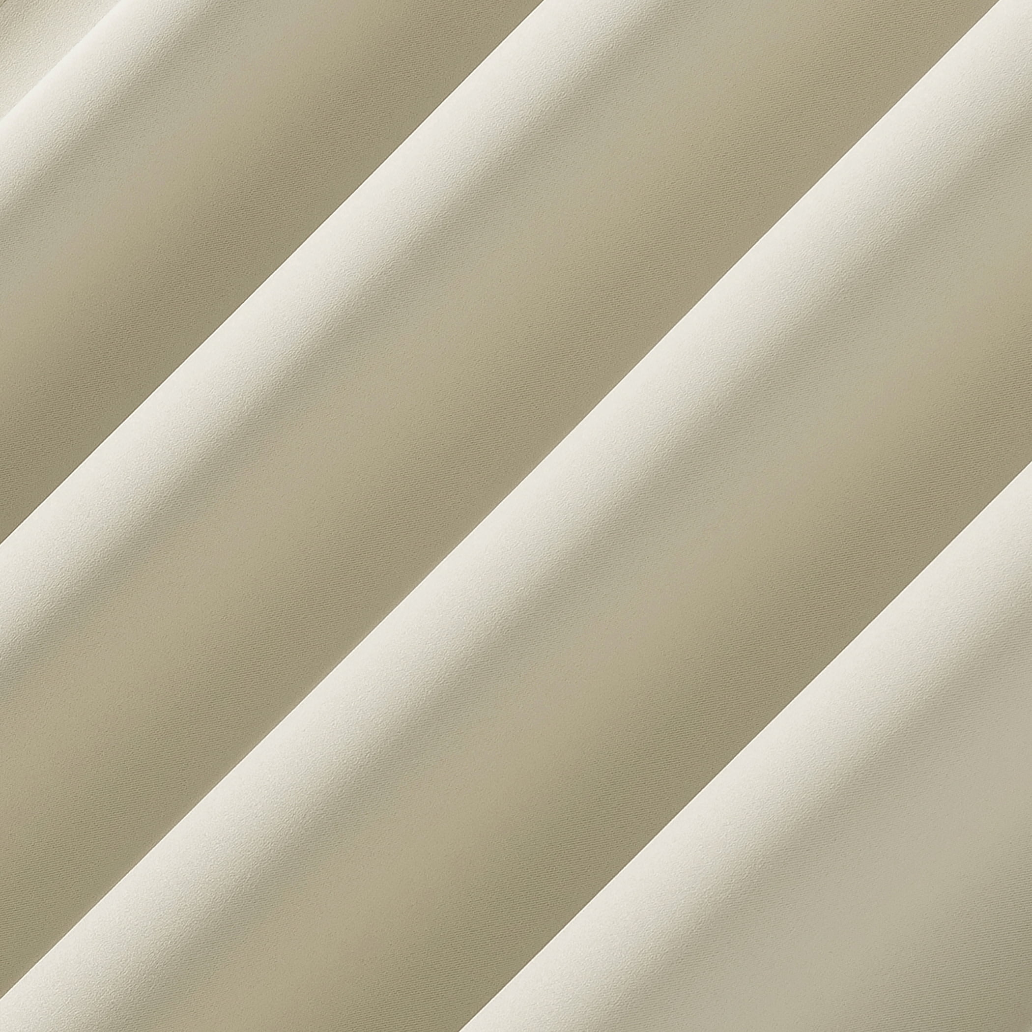 Sun Zero Bergen 1-Piece Theater Grade Extreme 100% Blackout Rod Pocket Curtain Panel, 40"X96", Cream