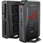 ROG NUC (2025) Gaming Mini PC with Intel Core Ultra 9 (Series 2) ARL-HX CPU, NVIDIA GeForce RTX 5080 Mobile GPU, 32GB DDR5 RAM, 2TB NVMe SSD, Thunderbolt 4, triple-fan cooling, and ARGB lighting