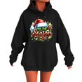 thumbnail image 1 of WILLBEST Sudaderas Deportivas para Mujer, Sudaderas Navideñas Oversize con Capucha para Mujer, Sudaderas de Invierno con Hombros Caídos, Cordón Ajustable y Bolsillo X-Grande, 1 of 4