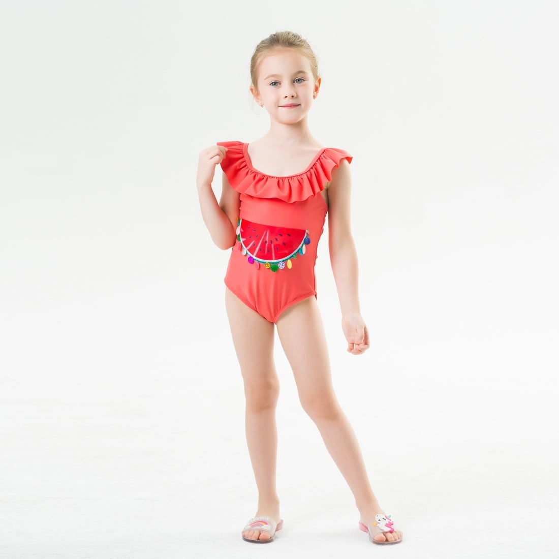 little girl's one piece swimsuit