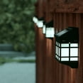 thumbnail image 2 of Flash Furniture 6 Piece Modern Black LED Wall Mounted Solar Pathway Light, 8 Lumens, 2 of 12