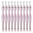 thumbnail image 2 of FACEGA 10pcs Stainless Steel Nail Cuticle Trimmer Remover Cuticle Pusher Nail Cleaner Double Head Dead Skin Cuticle Knife Removal Fork Manicure Tool for Women Nail Kits, 2 of 7