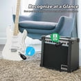 thumbnail image 5 of A8 Wireless Guitar System Rechargeable UHF Audio Wireless Transmitter Receiver for Guitar Bass Viol., 5 of 5