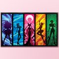 thumbnail image 1 of Cuadros Decorativos Bordado completo Hilo de algodón ecológico 16CT Impreso Sailor Moon Punto de cruz (AEE-108) Wdftyju embutido en tela, 1 of 1