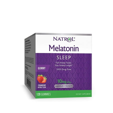 Natrol Melatonin Gummy, 10 mg, 120 Count