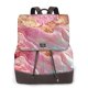 thumbnail image 1 of Disketp Abstract Pink Gold Splash Mochila de Cuero para Mujer, Bolso de Espalda Antirrobo con Estilo para Viaje, Trabajo y Uso Diario, 1 of 4