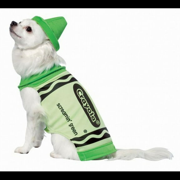 Rasta Imposta Crayola Screamin' Green Dog Costume Large