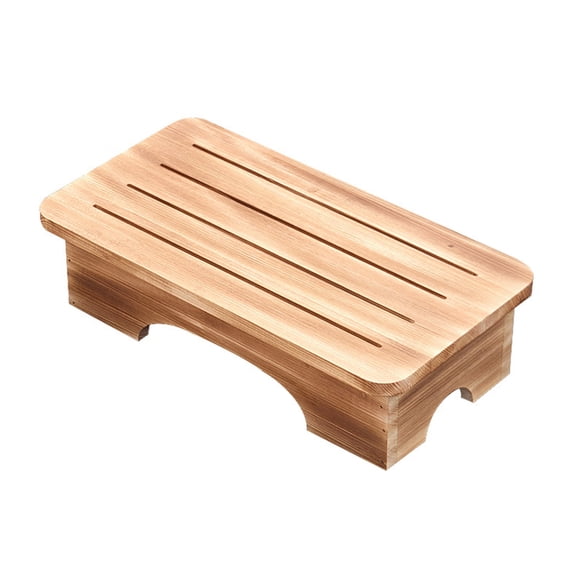 Wooden Footstool Multipurpose Step Stool Foot Rest Ideal for Small Spaces
