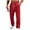 Red, variant on Havenre Men Joggers Chino Cargo Pants Hiking Outdoor Recreation Pants Twill Fitness Track Jogging Pants Casual Striped Athletic Workout Pants with Pockets Red XXL