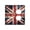 Duplex Blank, variant on Union Jack UK Flag Vintage Single Toggle Wall Plate Decorative Electrical Outlet Light Switch Cover Switchplate