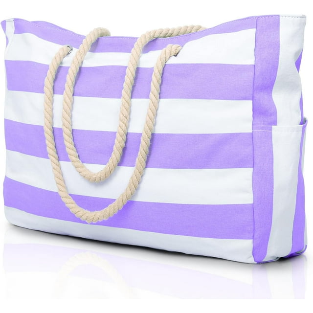 Beach Bags for Women Large Waterproof Beach Tote Bag Zipper Beach Bags Waterproof Sandproof Swim Pool Bag Large Tote